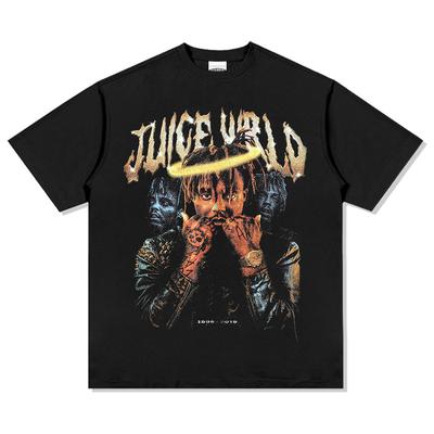 2026 New Juice Wrld 19982019 Halo Print TShirt Dark Aesthetic Cotton Tee Unisex Women Sad Rap Fashion Streetwear Fan Top Summer