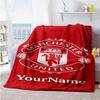 Manchester Customize Your Name Blanket Multi-purpose Personalized Blanket Durable Comfort Suitable for Picnics Chair Seaside Sofa