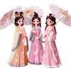 2025 New Arrival China Resin Traditional Chinese Style Cute Girl Figurines Miniatures Desk Accessories Home Decoration Ornaments