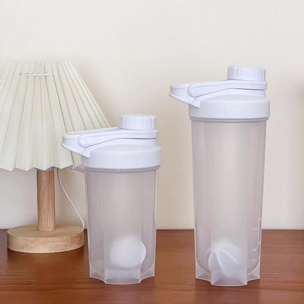 

Пластиковый стакан PP для протеиновых коктейлей и смузи со шкалой - Идеально подходит для фитнеса и замены приема пищи 500ml