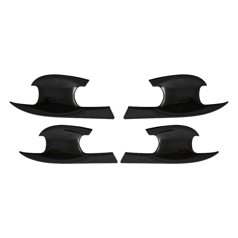 

ABS Carbon Fiber 4 PCS Door Handle Bowl Cover For Honda Accord 11th Car Styling Accessories чорний