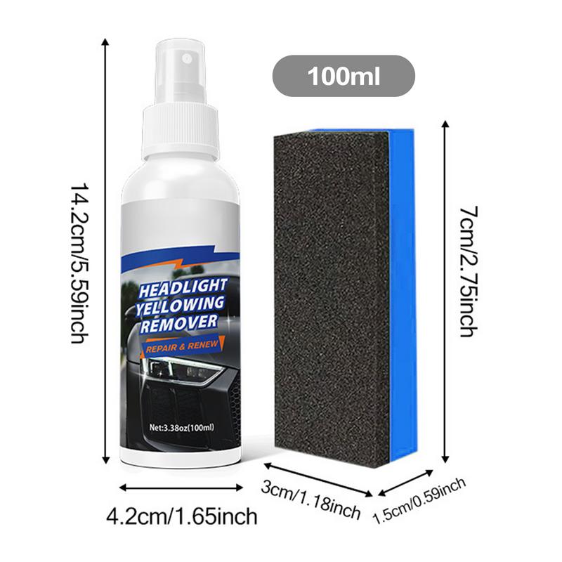 Headlight Restoration Automotive Headlight Restoration Car Headlight Repair Fluid Head Lights Cleaner For Car Car Light Cleaner