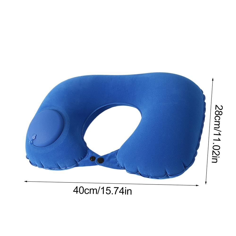 

Портативный U-образный пресс для подушек в форме самолета, надувная подушка для шеи в автомобиле, надувная подушка для путешествий в автомобиле, принадлежности для транспортных средств синий