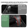 SHEJ3 Car Manual Gear Shift Knob Leather Cover Scratch-Resistant Sleeve For BMW E36 E39 E87 E60 E46 E53 E90 F10 F20 F25 F30 X3 X5