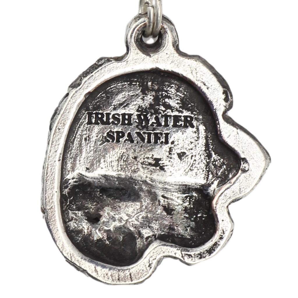 Irish Water Spaniel, Whiptail, Shannon Spaniel - Dog necklace, unique jewellery for the dog fan, unique adder pendant by Art-Dog brand