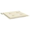 Garden Chair Cushions 4 Pcs Cream 50x50x4 Cm Oxford Fabric