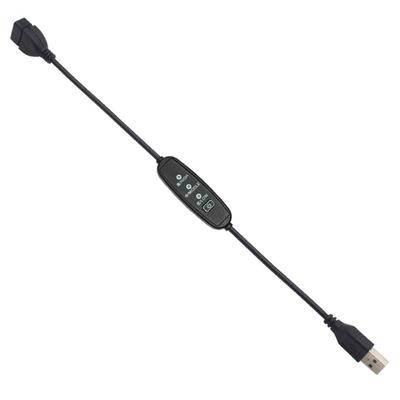 5V USB Speed Control Line with Switches for Charging and Adjusting Speed and Brightness of USB Fans and Lights