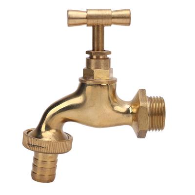Valvola per Tubo da Giardino G1 2 Pollice Filettatura Maschio Ingresso 14mm Filettatura Maschio Uscita Valvola di Chiusura in Ottone per Irrigazione