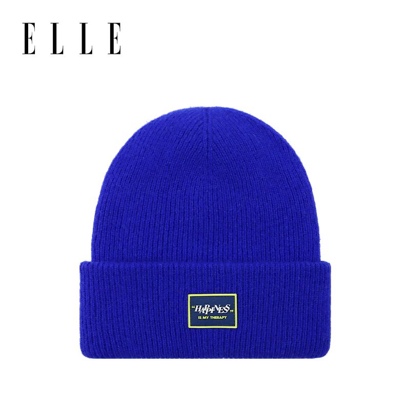 ELLE 100% Sheep Wool Children's Color Code Wool Knitted Series Collection Cold Hat/Scarf