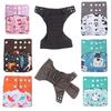 Breathable Bamboo Charcoal Cloth Diaper For Babies Featuring Reusable Pocket Style