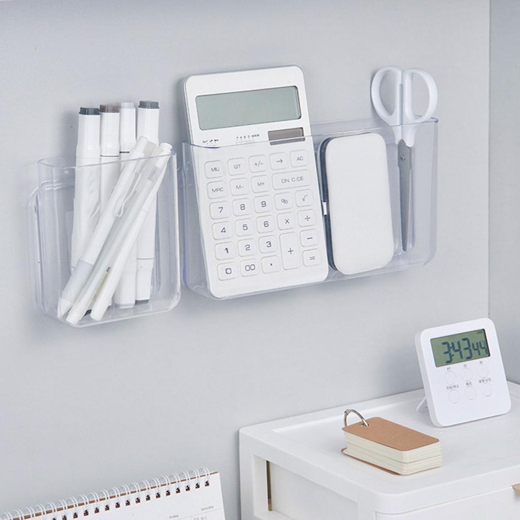 Pojemnik do przechowywania kleju Przezroczysty plastikowy uchwyt ścienny Pływający organizer na biurko