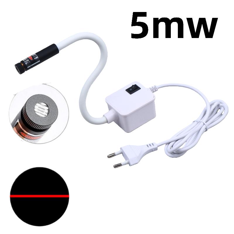 1Pcs Red Night Lamp Eu/Us Plug Laser Infrared Sewing Machine Position Light Magnetic Mounted For Factory Drills Lathes