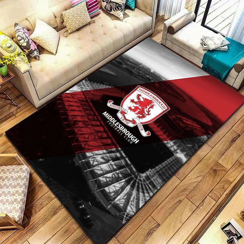 Middlesbrough Carpet Rug for Living Room Bedroom Home Sofa Decoration,Kids play Nonslip Floor Mat