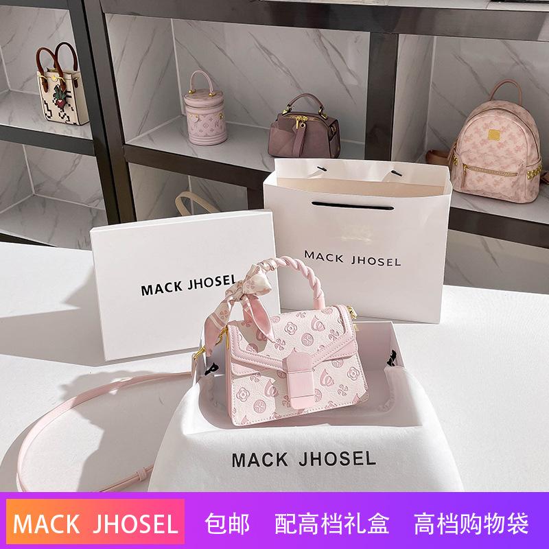 Розовая высококачественная женская сумка Новая сумка для commuters Маленькая квадратная тисненая сумка для женщин розовый