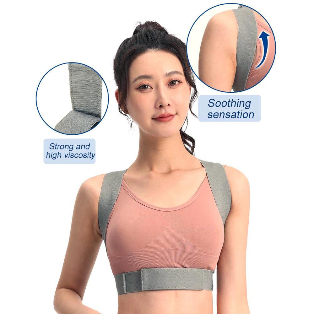 Adjustable Posture Corrector Concealed Back Brace Breathable Support Belt For Hunchback Relief