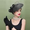 Headband Style Wide Brim Fascinator Sun Protection Sunscreen Hat Fashion Kentucky Hat  Women’s