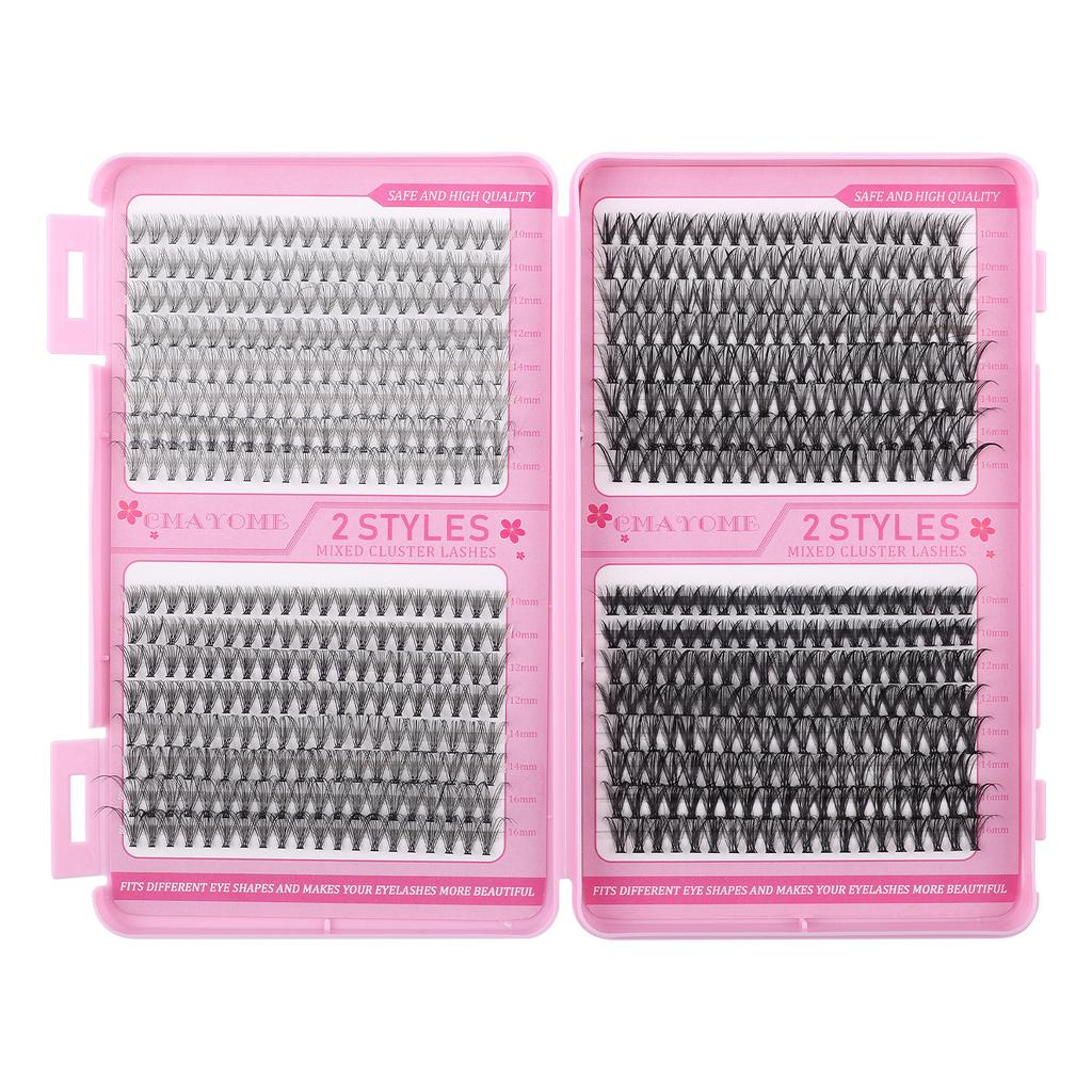 640 Clusters Diy Multi-Hair Eyelash Book Natural Thick D Song Segmented False Eyelash Set