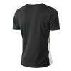 Men'S Autumn Sports Fitness Leisure Stand Up Collar Elastic Color Blocked Round Collar Short Sleeve T-Shirt