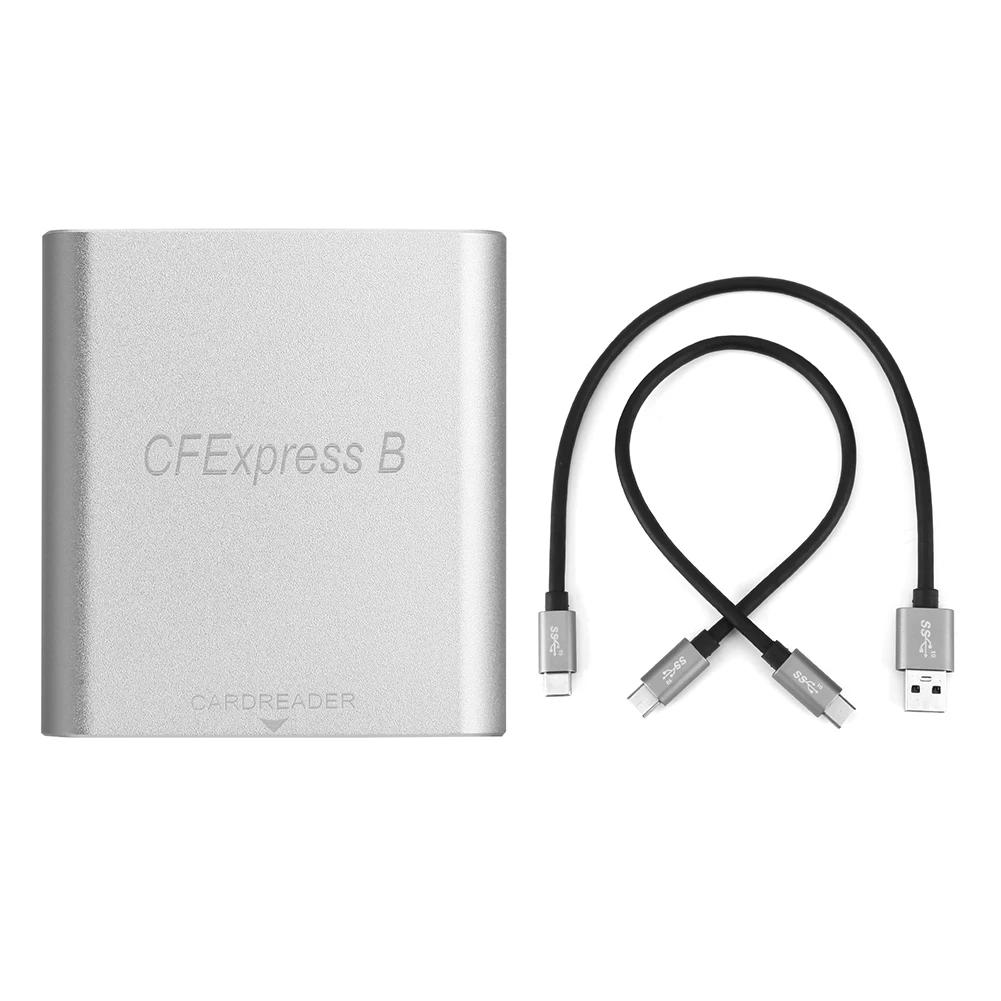 Portable CFexpress Card Reader USB 3.1 Gen 2 CFE B Memory Card Drive-Free for Laptop Computer Phone for MacBook iPad Chromebook