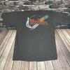 Vintage Marlboro Zigaretten Neonlicht Grafik T-Shirt für Erwachsene Einheitsgröße USA - SELTEN
