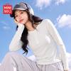 Women's Henry Neck Long-Sleeve Slim Fit Tee