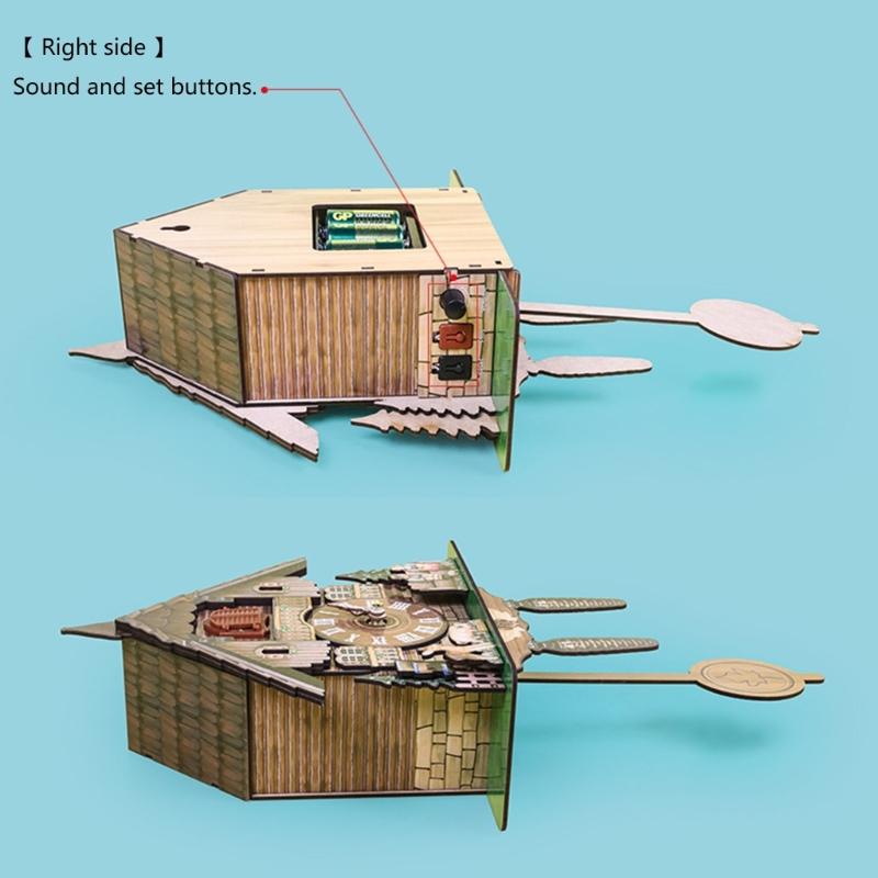 Traditionelle Kuckuckswanduhr aus Holz für Wohnzimmer mit leisem Uhrwerk Dekorative Wanduhr Genaue Uhrwerke