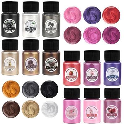 6 barev/sada Epoxidová pryskyřice Pigmentová výplň Perleťový prášek Barvivo Vlastní epoxidová pryskyřice Forma na výrobu šperků Pigment