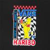Vans X Haribo Cartoon Bear Print Round Neck Short Sleeve T-Shirt Women Tops Black VN00046TBLK