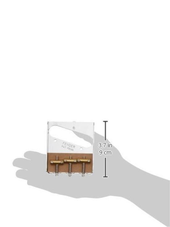 Fender Parts 3-Saddle American Vintage Telecaster Bridge Assembly with Brass Saddles