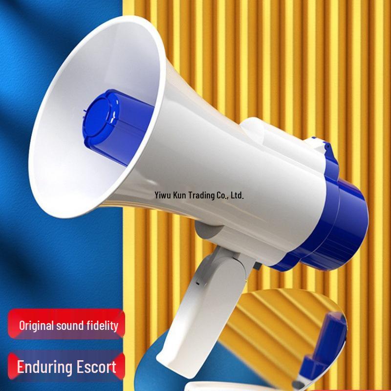 Handheld Megaphone Yelling Street Vendor - Super Loud High-Volume Loudhailer with Recording