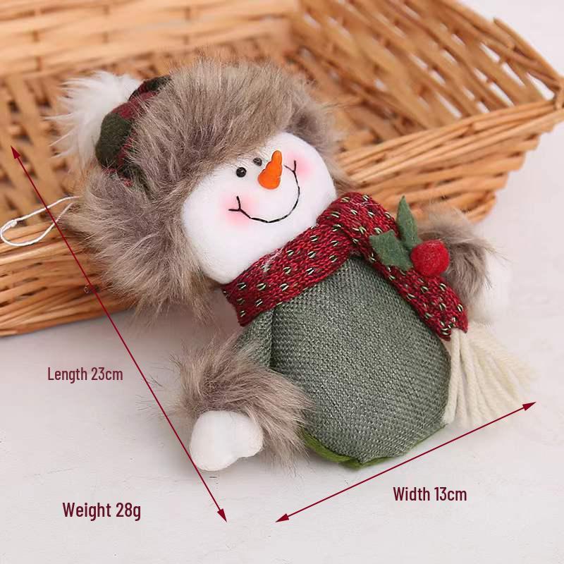 20cm Mini Christmas Tree Ornament - Small Holiday Desktop Decoration Gift