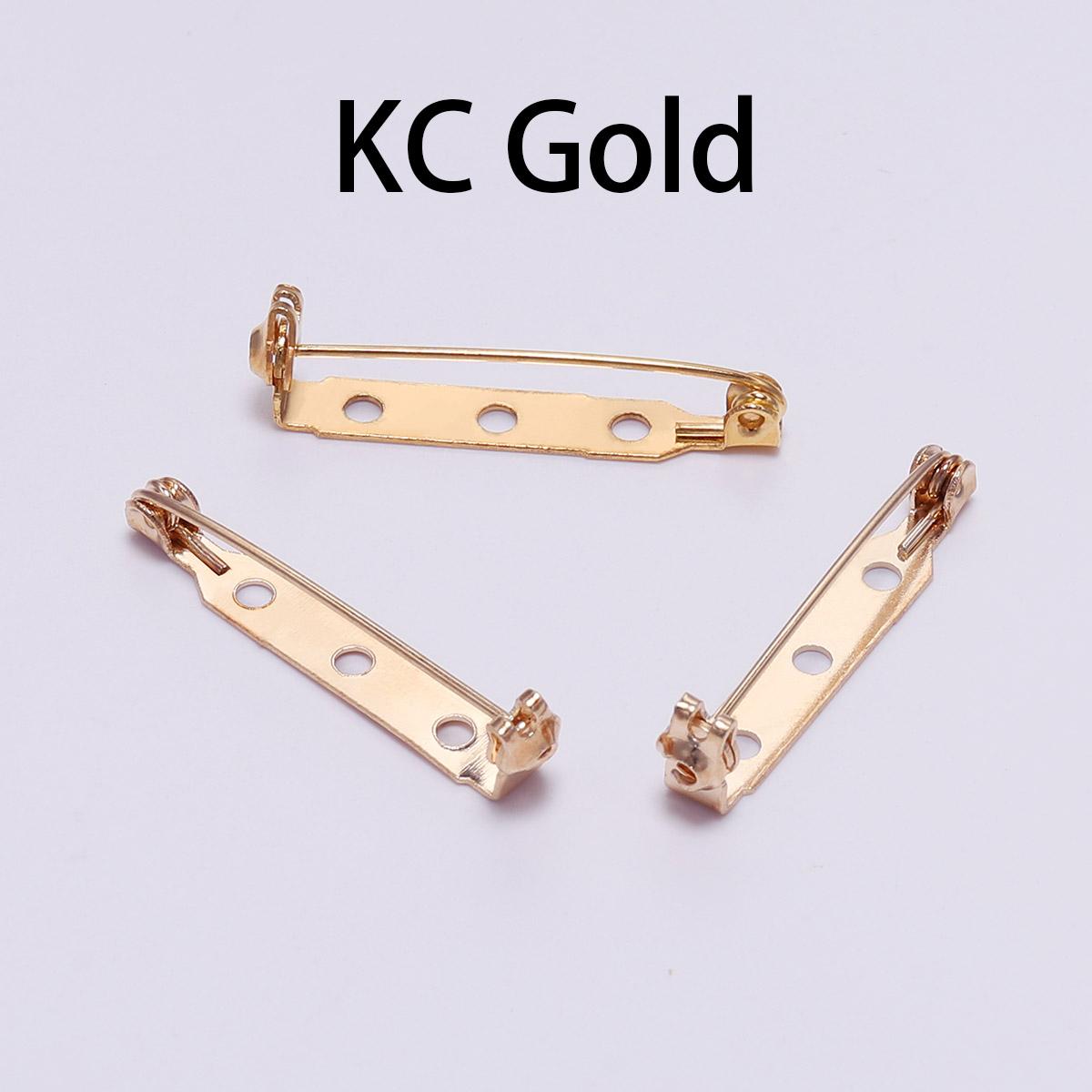 

20-50pcs 20 25 32 38mm Brooch Clip Base Pin Blank Safe Lock Brooch Pin Base Badge Holder For DIY Jewelry Making Finding Supplies 20mm