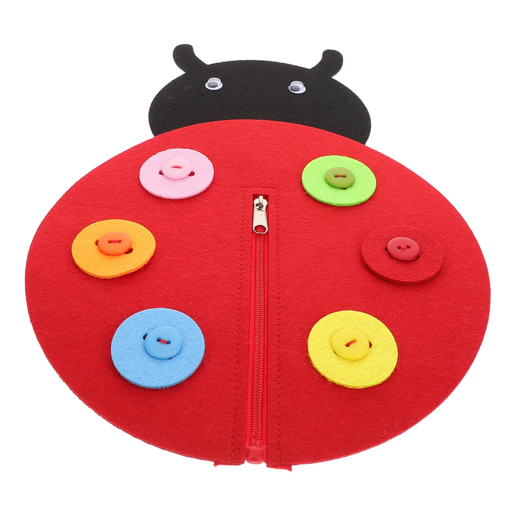 

Sewroro Kids Zipper Practice Set (2-piece set): Button fastening & zipper practice - Early learning of basic life skills, button fastening, DIY