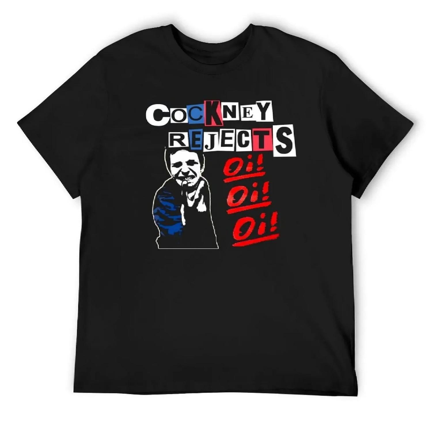 

cockneyrejects T-Shirt oversized t shirt Anime t-shirt Luxury man mens white t shirts XXXXXL чорний