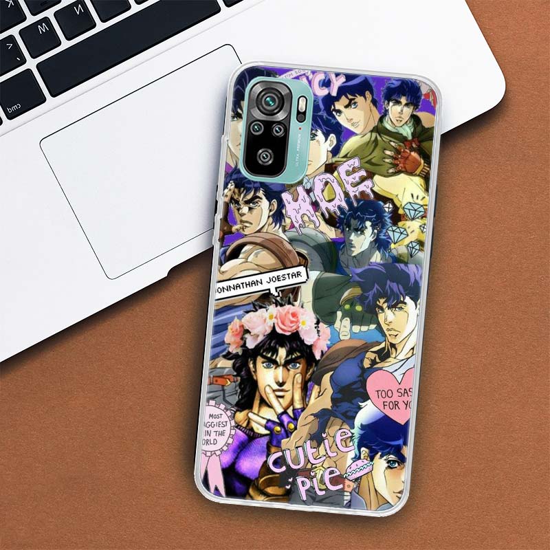 JoJo's Bizarre Adventure Background Phone Case For Xiaomi Redmi 10 10C 10A 9T 9C 9A 9 Prime 8 8A 7 7A 6 6A K20 K30 K40 Pro S2 Fu
