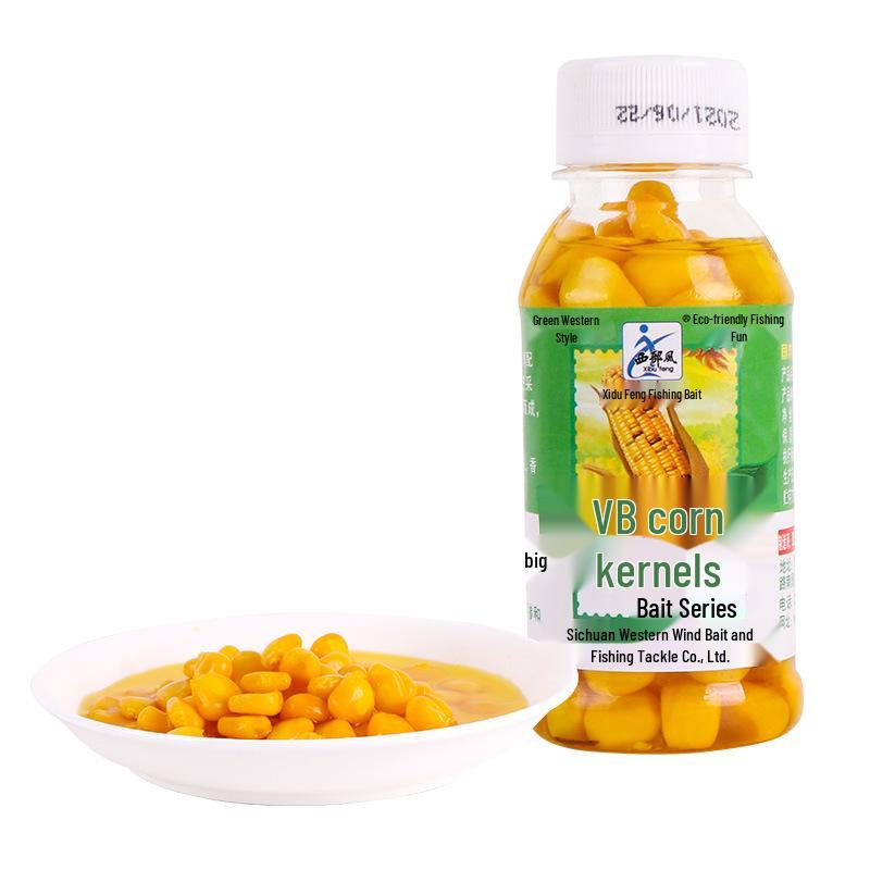 XCG Sweet Corn Particle Fishing Bait for Grass Carp, Small Bottle