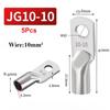 5Pcs 14-2AWG Tinned Copper Cable Lug JG Series Battery Cable Terminal  for Power Wire Crimping