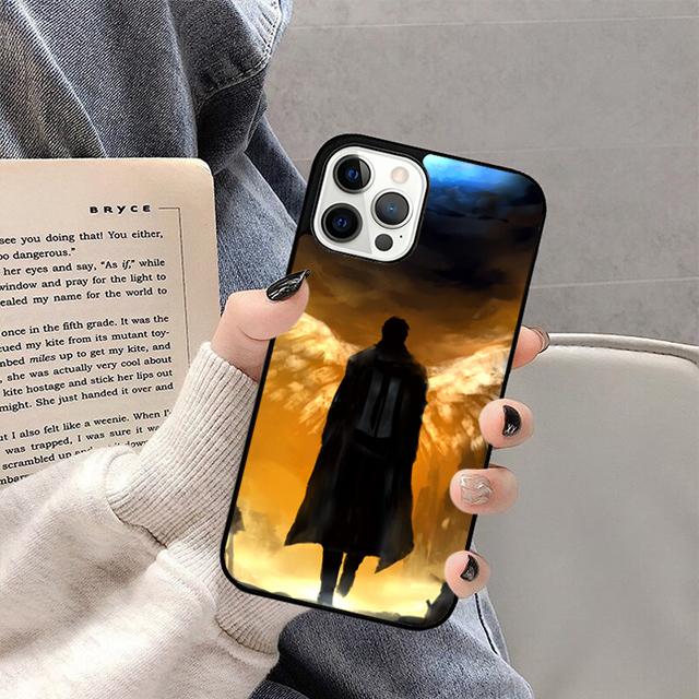 Angel Castiel Supernatural Phone Case For iPhone 17 Air 16 15 14 13 12 11 Pro Max Plus Max Cover Shell coque iPhone 11pro max