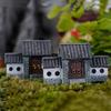 Casa de muñecas en miniatura, casa DIY, Villa, bosque, maceta de hadas, jardín, decoración del hogar