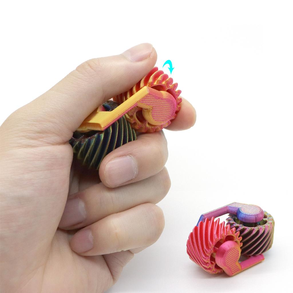 Popular Fidget Spinner 3D printed fingertip gear decompression toy mini gyroscope  Fidget Toy for Adults Teens Kids