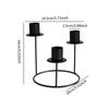 Pillar Candle Holder Candelabra Candle Holder for Centerpiece Holiday Table