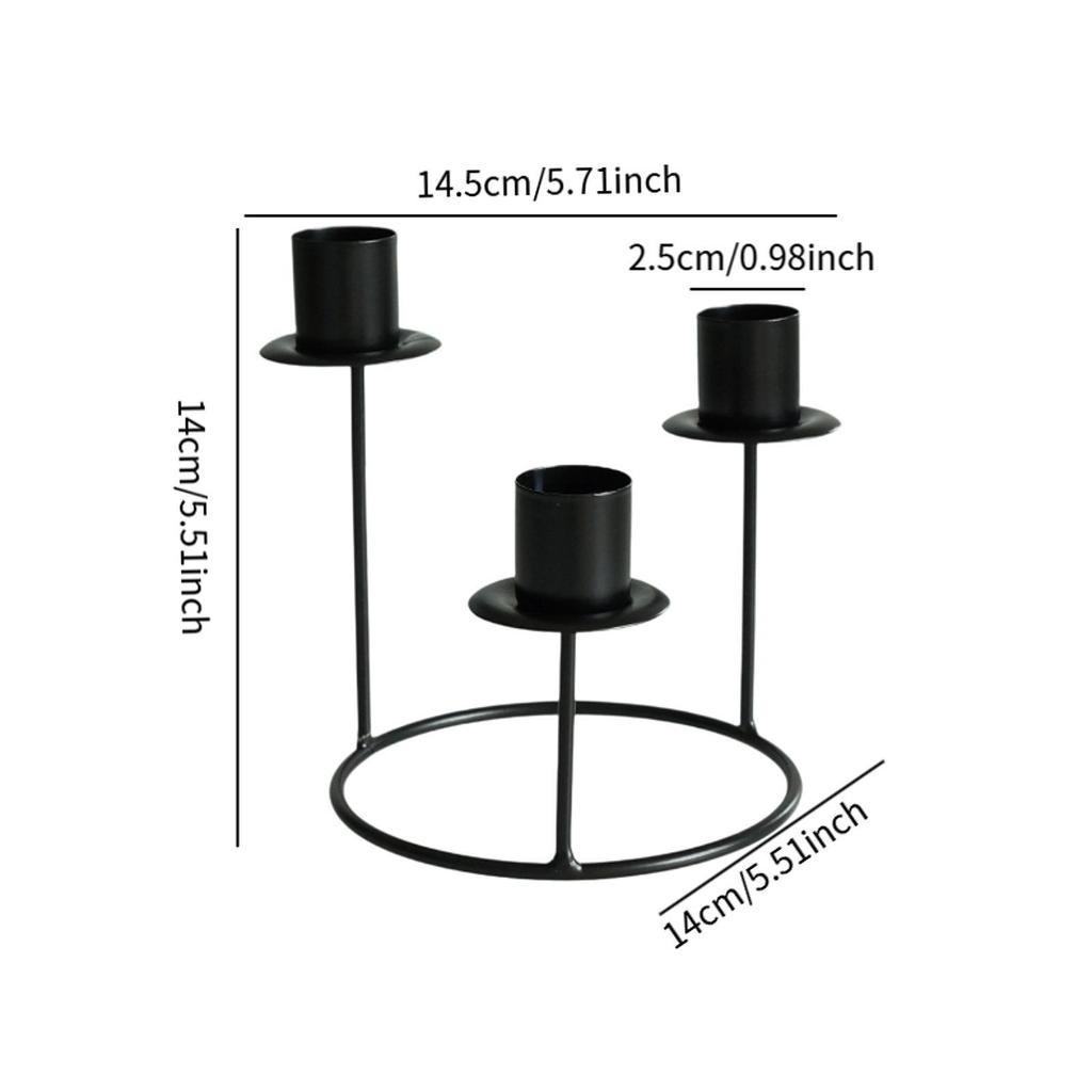 Pillar Candle Holder Candelabra Candle Holder for Centerpiece Holiday Table