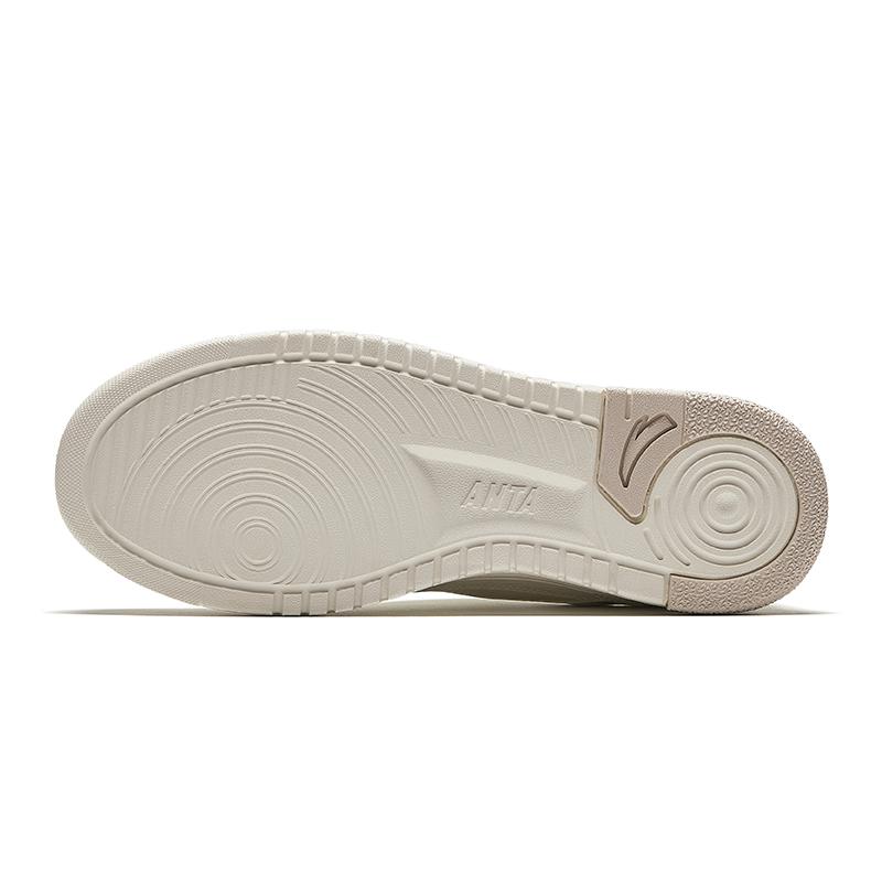 Anta Lightness White Sneakers Abrasion Resistant Lightweight Height Increasing Low Top Skateboard Shoes Men's Sneakers