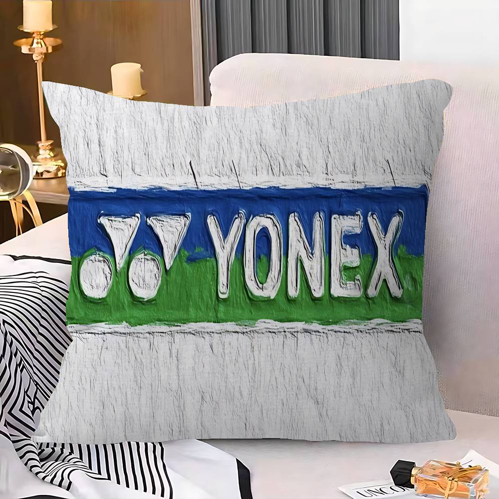 Fashion Badminton Y-Yonex Pillow Cover for Bedroom Room and Living Room Sofa Decorative Cushion Cover