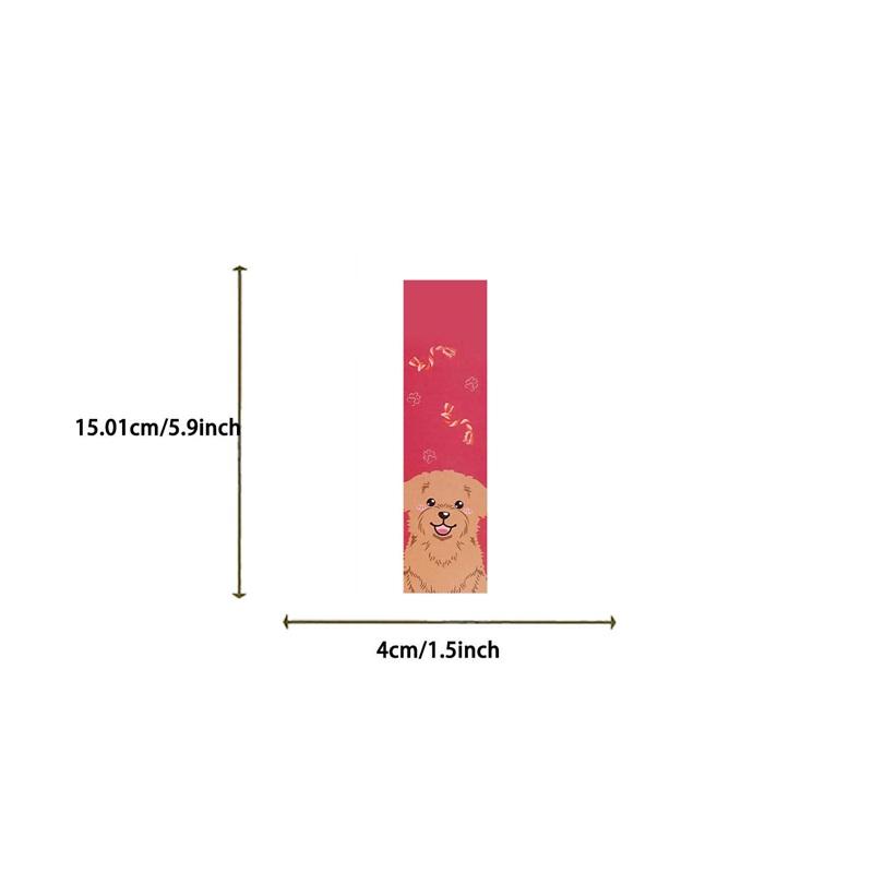 5/30PCS Cartoon Dog Bookmark for Pages Books Readers Handheld Creative Materials Stationery Supplies