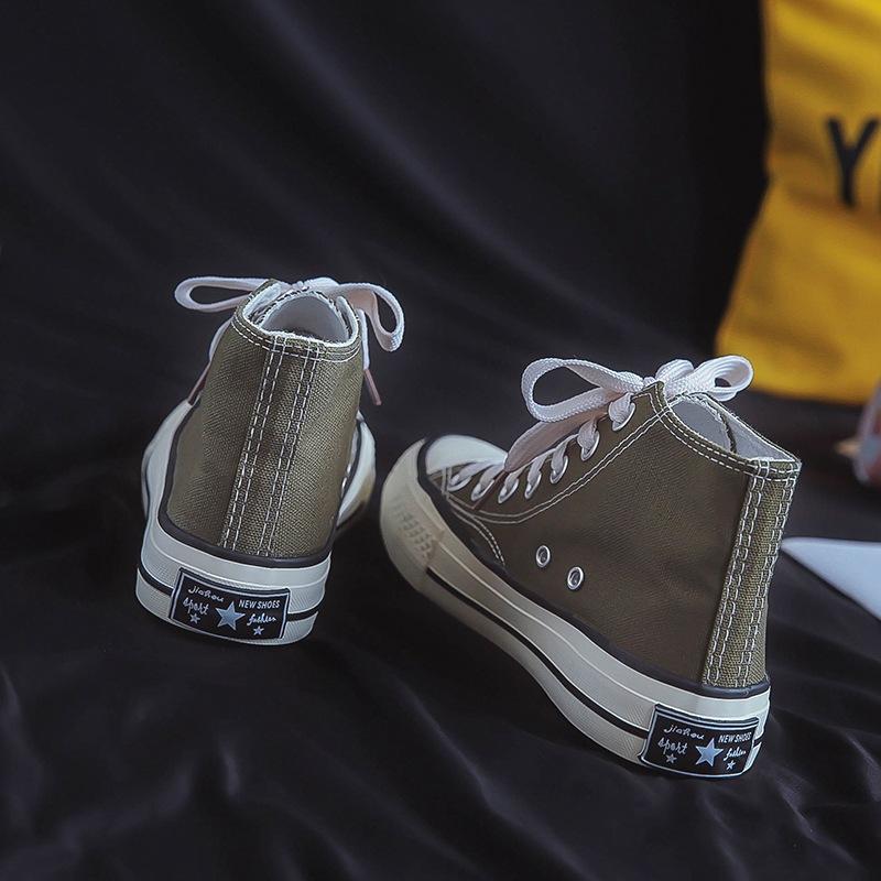 High-top replica canvas shoes women's retro casual board shoes rubber shoes men's and women's couple shoes