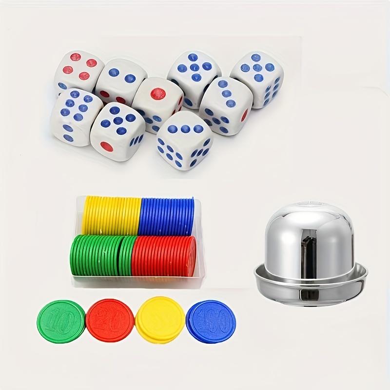 

Серебряный кубок для игральных костей с 9 закругленными точками, 50 предметов, круглый игровой набор для стола 3pcs