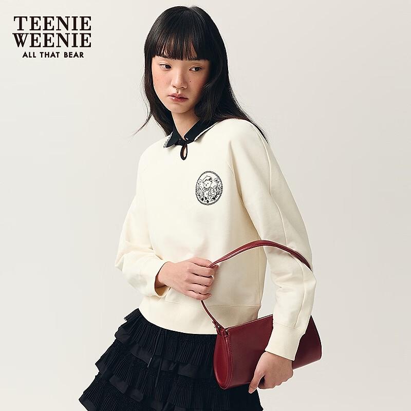 Teenie Weenie Women's Little Bear Letter Sweatshirt