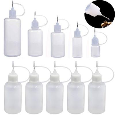 High Quality Travel Plastic Empty Dropper Bottles Needle Tip Squeeze Bottle Refillable Bottle