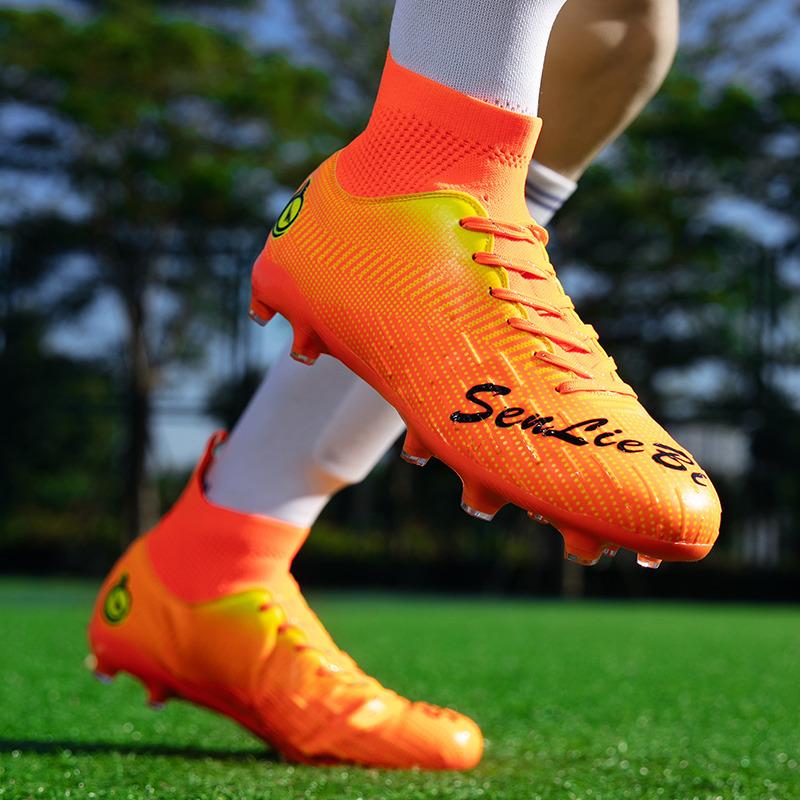 Super Star Fashion Purple Men's Football Boots Big Size 46 AG Original Professional Soccer Cleats Men Women Futsal Sneakers Men